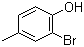 2-溴-4-甲基苯酚分子结构 (CAS 6627-55-0)
