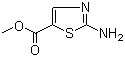2-氨基噻唑-5-甲酸甲酯分子结构 (CAS 6633-61-0)