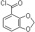 1,3-苯并二恶茂-4-甲酰氯分子结构 (CAS 66411-55-0)