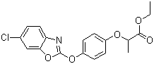 Fenoxaprop-ethyl molecular structure (CAS 66441-23-4)