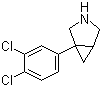 structure of CAS# 66504-40-3, 1-(3,4-Dichlorophenyl)-3-azabicyclo[3.1.0]hexane