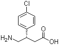 structure of CAS# 66514-99-6, (S)-4-Amino-3-(4-chlorophenyl)butanoic acid
