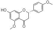 7-羟基-5,4'-二甲氧基黄烷酮分子结构 (CAS 66568-97-6)
