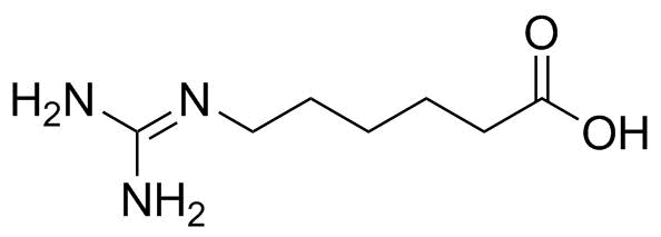 6-((Aminoiminomethyl)amino)hexanoic acid molecular structure (CAS 6659-35-4)