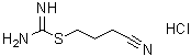 4-异硫脲基丁腈盐酸盐分子结构 (CAS 66592-89-0)