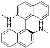 (1S)-N,N'-二甲基-[1,1'-联萘]-2,2'-二胺分子结构 (CAS 666175-40-2)