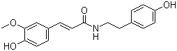N-反式阿魏酰酪胺分子结构 (CAS 66648-43-9)