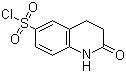 1,2,3,4-四氢-2-氧代-6-喹啉磺酰氯分子结构 (CAS 66657-42-9)