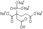 2-膦酸基丁烷-1,2,4-三羧酸四钠分子结构 (CAS 66669-53-2)