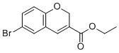 6-溴-2H-色烯-3-羧酸乙基酯分子结构 (CAS 66670-55-1)
