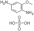 2,5-二氨基苯甲醚硫酸盐分子结构 (CAS 66671-82-7)