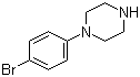 1-(4-溴苯基)哌嗪分子结构 (CAS 66698-28-0)