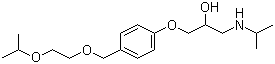 比索洛尔分子结构 (CAS 66722-44-9)