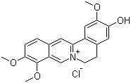盐酸药根碱分子结构 (CAS 6681-15-8)