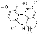 氯化木兰花碱分子结构 (CAS 6681-18-1)