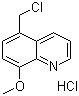 5-(Chloromethyl)-8-methoxyquinoline hydrochloride molecular structure (CAS 668275-75-0)