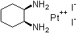 (反式-R,R-1,2-二氨基环己烷)二碘化铂分子结构 (CAS 66845-32-7)
