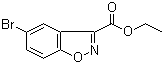 5-溴-1,2-苯并异恶唑-3-甲酸乙酯分子结构 (CAS 668969-70-8)