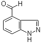 1H-吲唑-4-甲醛分子结构 (CAS 669050-70-8)