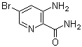 3-Amino-5-bromopyridine-2-carboxamide molecular structure (CAS 669066-89-1)