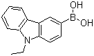 (9-乙基-9H-咔唑-3-基)硼酸分子结构 (CAS 669072-93-9)
