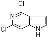 4,6-二氯-1H-吡咯并[3,2-c]吡啶分子结构 (CAS 67139-79-1)