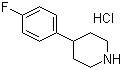 结构式 CAS# 6716-98-9, 4-(4-氟苯基)哌啶盐酸盐