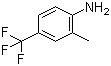 2-甲基-4-三氟甲基苯胺分子结构 (CAS 67169-22-6)