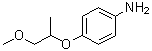 4-(2-甲氧基-1-甲基乙氧基)苯胺分子结构 (CAS 67191-18-8)