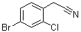 4-溴-2-氯苯乙腈分子结构 (CAS 67197-54-0)