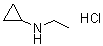 N-乙基环丙胺盐酸盐分子结构 (CAS 672302-35-1)