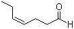 structure of CAS# 6728-31-0, (Z)-4-Heptenal;(4Z)-Heptenal; 4-cis-Heptenal; cis-4-Heptenal