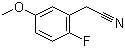 结构式 CAS# 672931-28-1, 2-氟-5-甲氧基苯乙腈