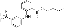 氟芬那酸丁酯分子结构 (CAS 67330-25-0)