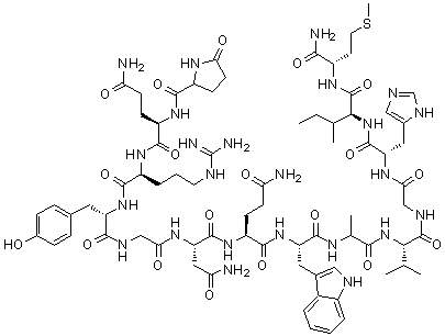 4-酪氨酸蛙皮素分子结构 (CAS 67338-70-9)