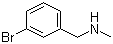 N-甲基-3-溴苄胺分子结构 (CAS 67344-77-8)