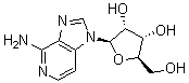 4-氨基-1-beta-D-呋喃核糖基-1H-咪唑并[4,5-c]吡啶分子结构 (CAS 6736-58-9)