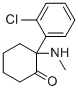 氯胺酮分子结构 (CAS 6740-88-1)