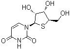 4'-硫代尿苷分子结构 (CAS 6741-73-7)
