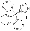 结构式 CAS# 67478-46-0, 2-碘-1-三苯甲基-1H-咪唑