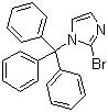 2-溴-1-三苯甲基-1H-咪唑分子结构 (CAS 67478-47-1)