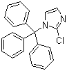 结构式 CAS# 67478-48-2, 2-氯-1-三苯甲基-1H-咪唑