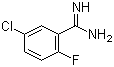 5-氯-2-氟苯甲脒分子结构 (CAS 674793-32-9)