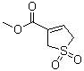 2,5-二氢-3-噻吩羧酸甲酯 1,1-二氧化物分子结构 (CAS 67488-50-0)