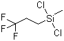 (3,3,3-三氟丙基)二氯甲基硅烷分子结构 (CAS 675-62-7)