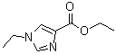 1-乙基-1H-咪唑-4-羧酸乙酯分子结构 (CAS 675149-81-2)