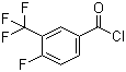 4-Fluoro-3-trifluoromethylbenzoyl chloride molecular structure (CAS 67515-56-4)