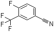 4-Fluoro-3-(trifluoromethyl)benzonitrile molecular structure (CAS 67515-59-7)