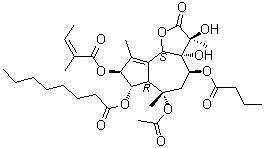 毒胡萝卜素分子结构 (CAS 67526-95-8)