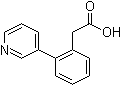 2-(3-吡啶基)苯乙酸分子结构 (CAS 675602-63-8)